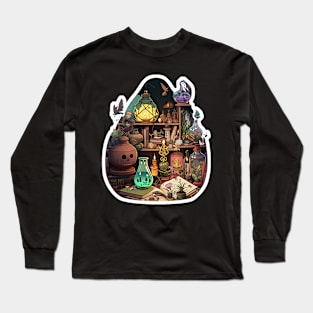 The Magicians Room - Wizard & Witch Series Long Sleeve T-Shirt